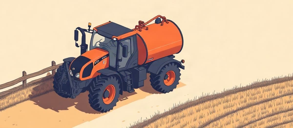 La vidange par un agriculteur